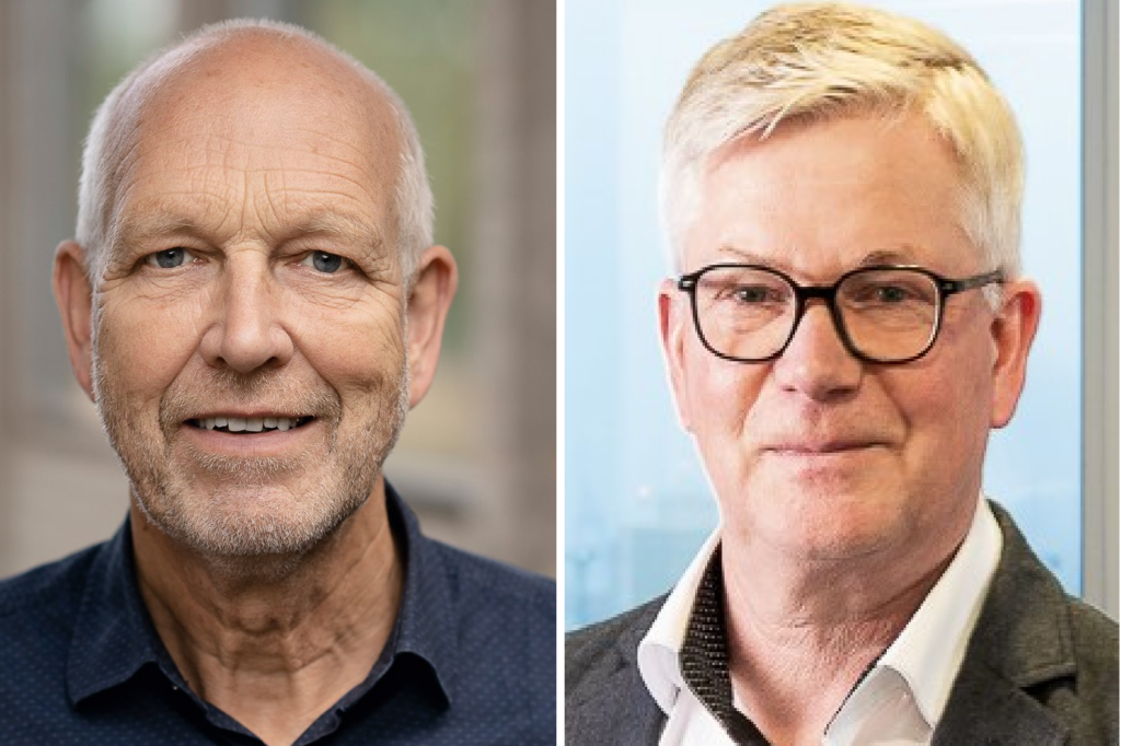 Dieses Bild zeigt Klaus-H. Petersen, Geschäftsführer von ppp architekten + stadtplaner (links) und Klaus-H. Peters, Oberbauleiter der PORR GmbH & Co. KGaA Hochbau, Hamburg.